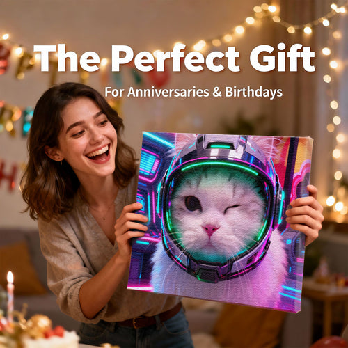 Custom Astronaut Pet Portrait - Turn Your Pet into a Space Traveler